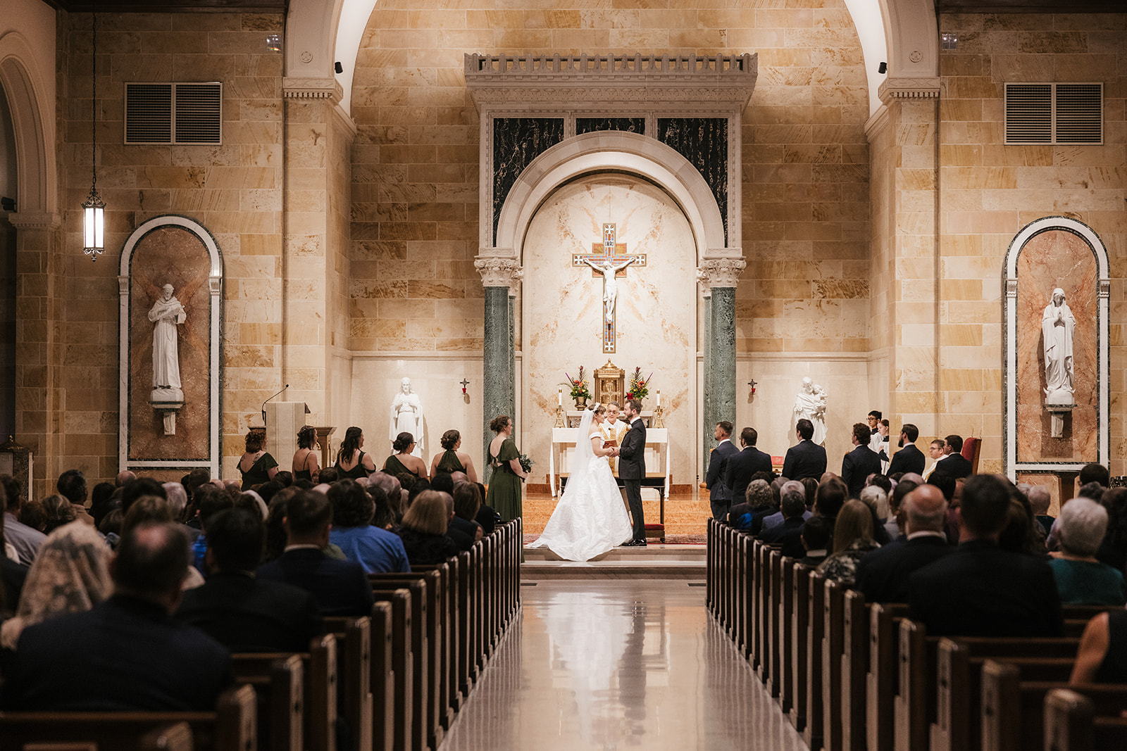 A Fall Oklahoma Wedding Captured by a Catholic Wedding Photographer