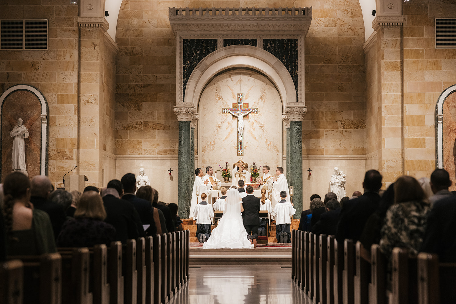 A Fall Oklahoma Wedding Captured by a Catholic Wedding Photographer