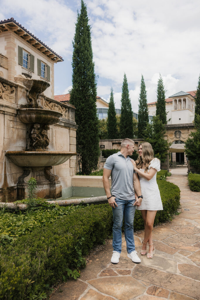 picture of the newly engaged couple at their dream session