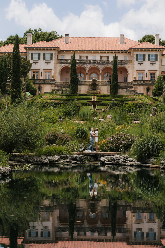 cute picture of the newly engaged couple at their dream session