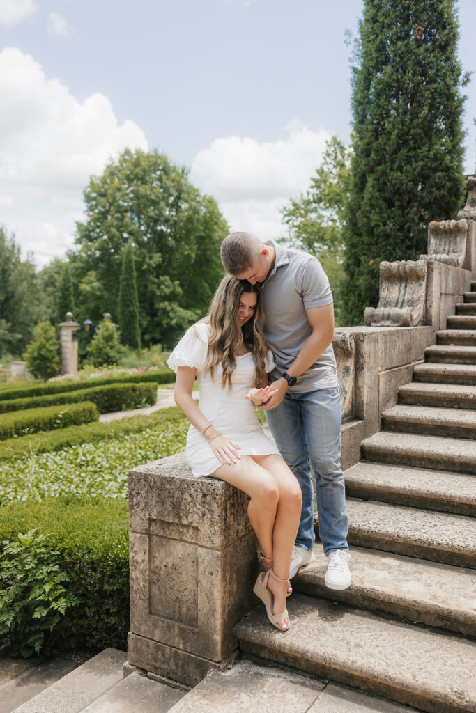 golden hour couple portraits in tulsa