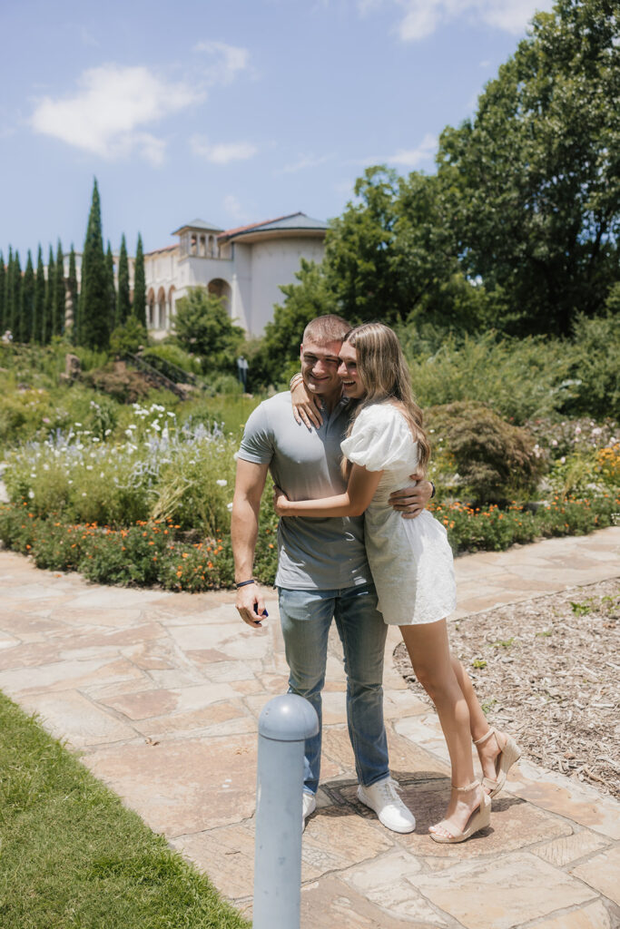 golden hour engagement portraits