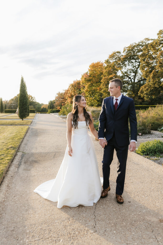 cute couple before heading to their ceremony