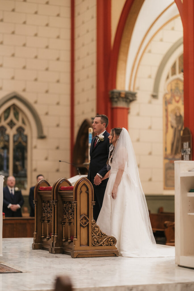 A Timeless Holy Family Cathedral Wedding in Tulsa: Jessica & Marshall’s Elegant Day