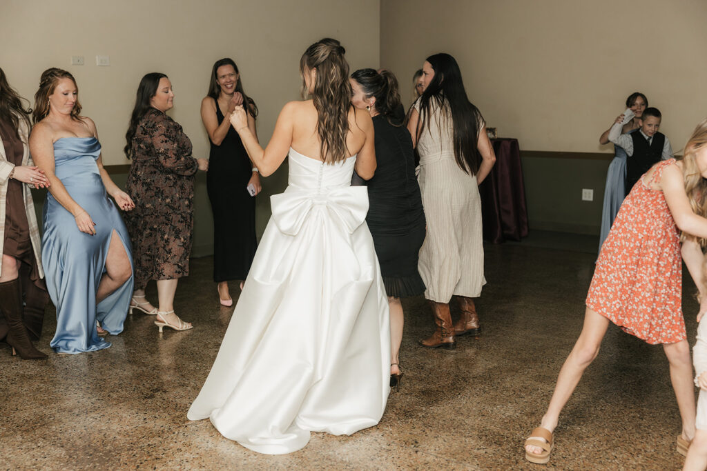 fun wedding reception party