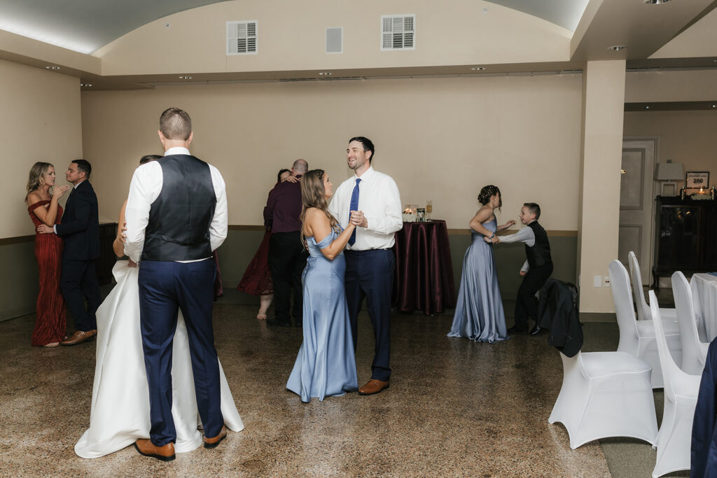 fun wedding reception party