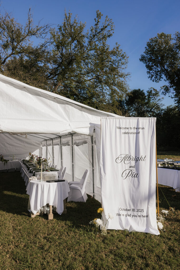 P & A Intimate Tulsa Backyard Wedding