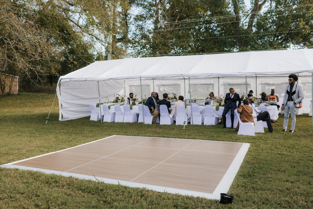 P & A Intimate Tulsa Backyard Wedding