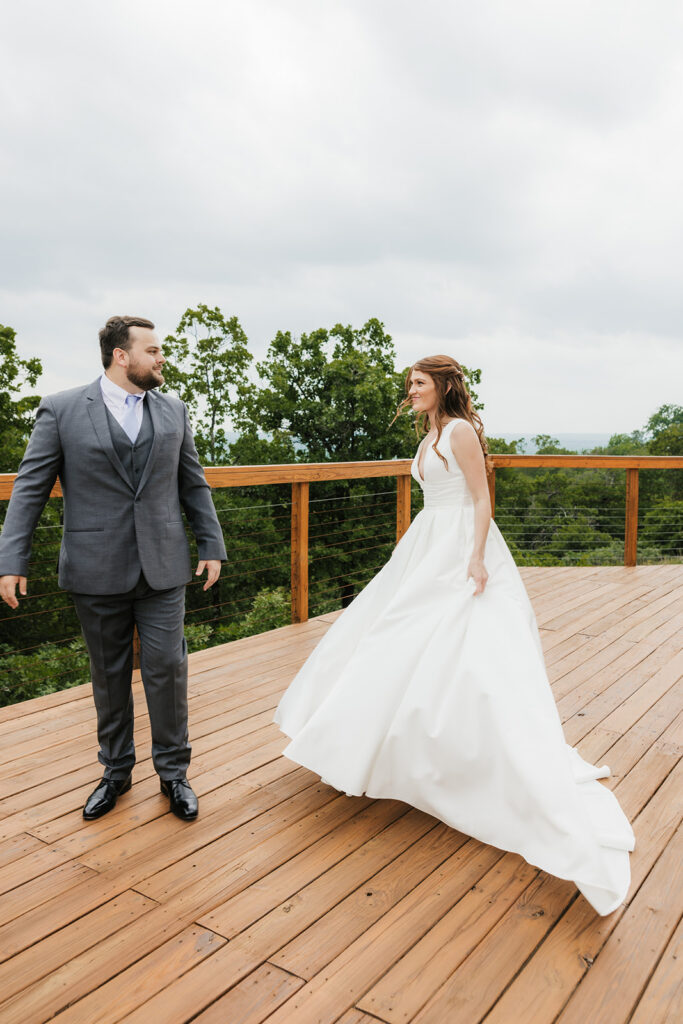  A Spring Wedding in Oklahoma: Rain, Wind & a Beautiful Pivot at The View at Hillside Barn