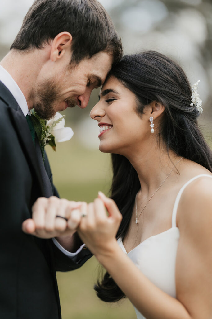 stunning closeup shot of the wedding rings
