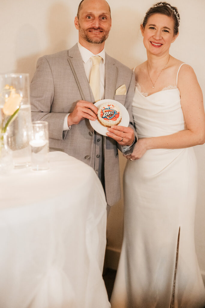 cute portrait of the newlyweds