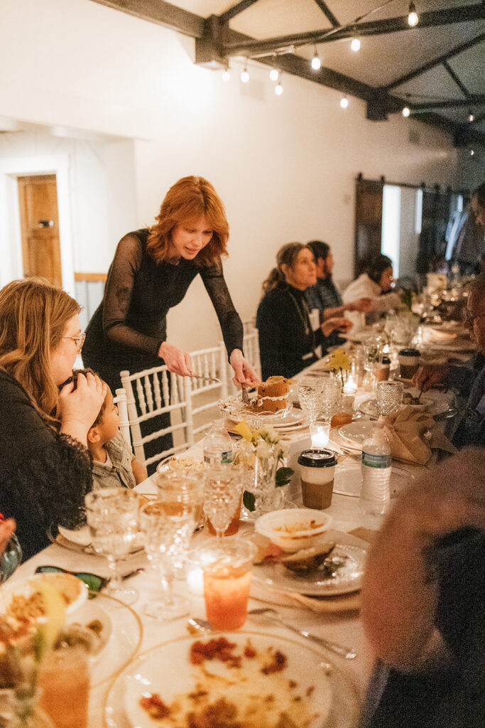 guests having the best time at the wedding reception party