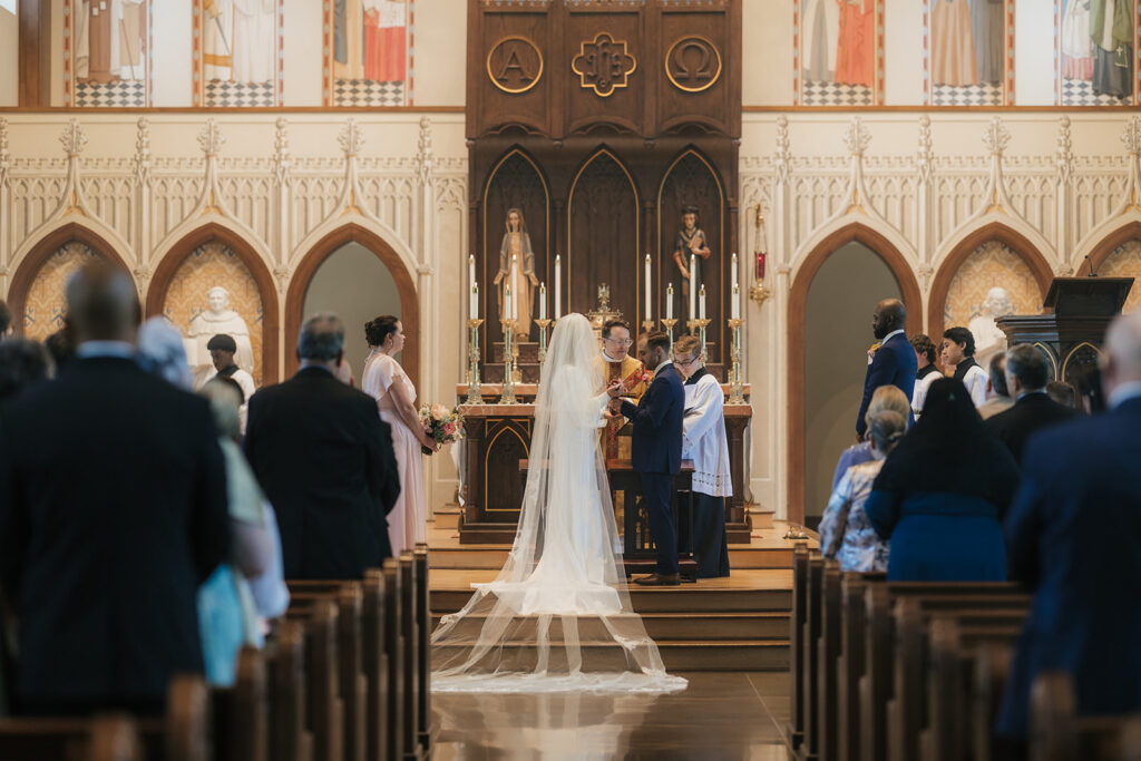 romantic and intimate wedding ceremony