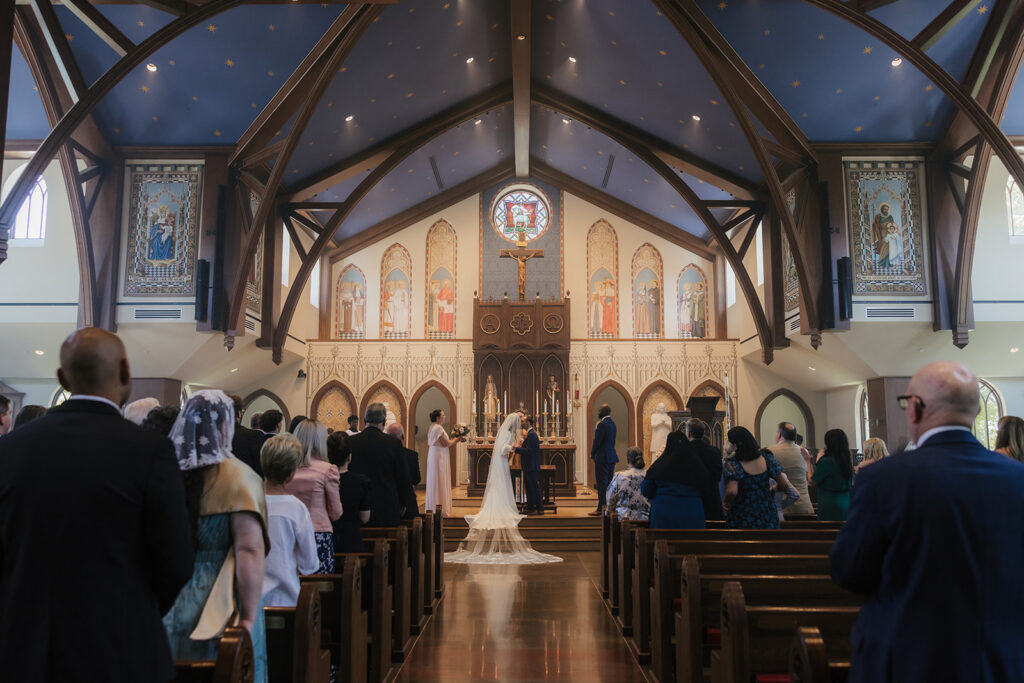 bride and groom emotional at their dream wedding ceremony