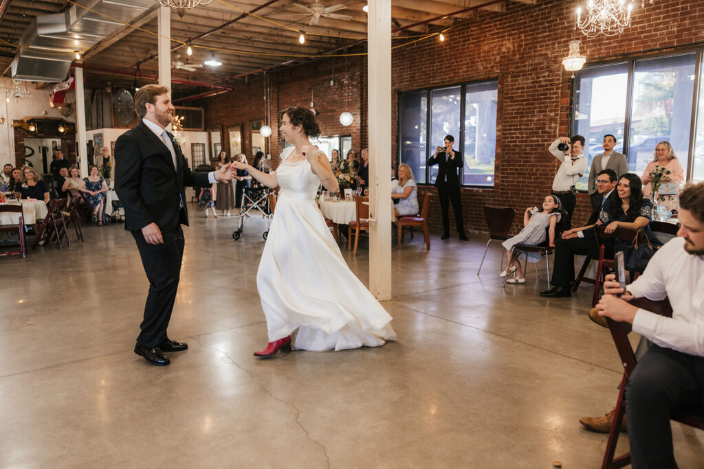 fun wedding reception party