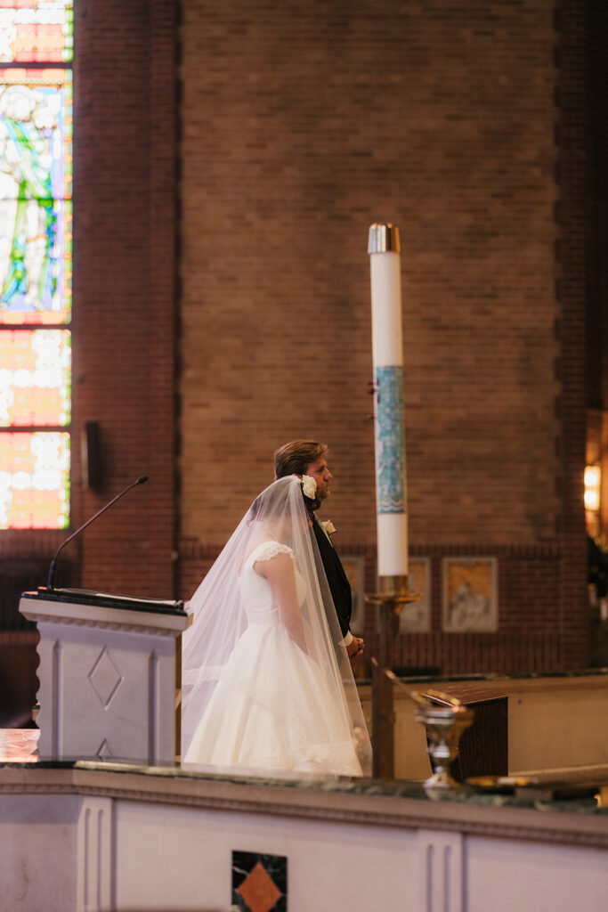 A Romantic Tulsa Catholic Wedding at Christ the King & The Gateway Event Center