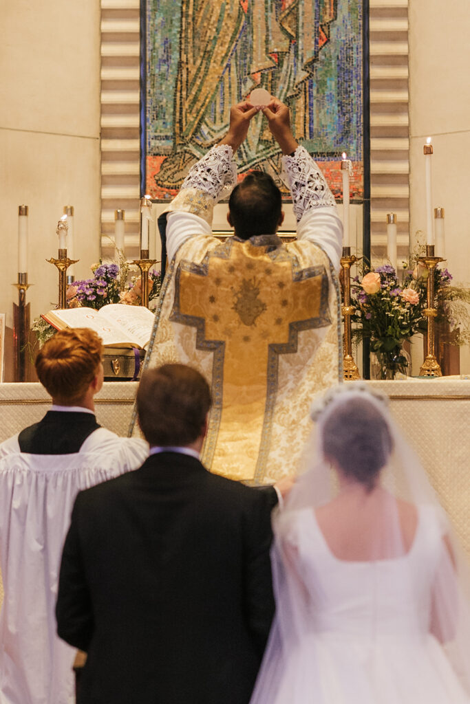 A Romantic Tulsa Catholic Wedding at Christ the King & The Gateway Event Center