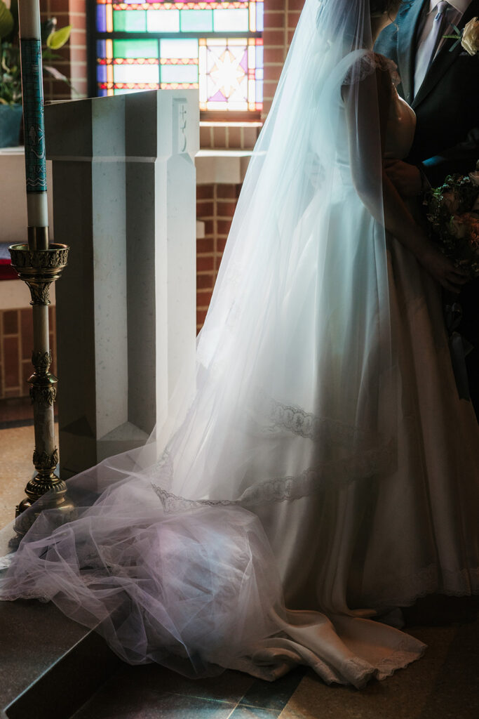 A Romantic Tulsa Catholic Wedding at Christ the King & The Gateway Event Center
