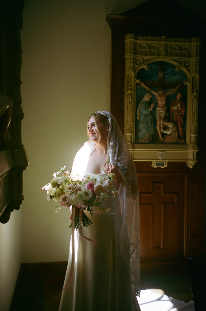 stunning portrait of the bride