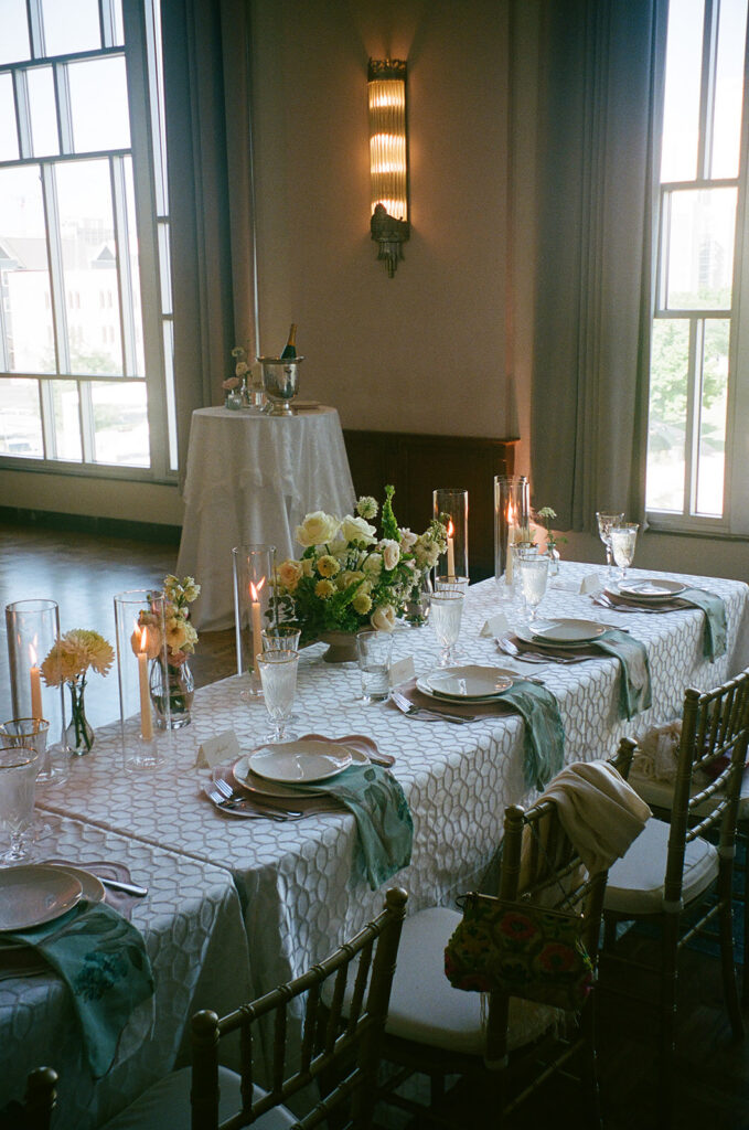 elegant wedding reception decor