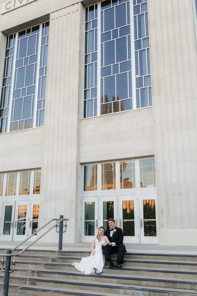An Elegant Oklahoma City Wedding at the Civic Center Music Hall Hall of Mirrors
