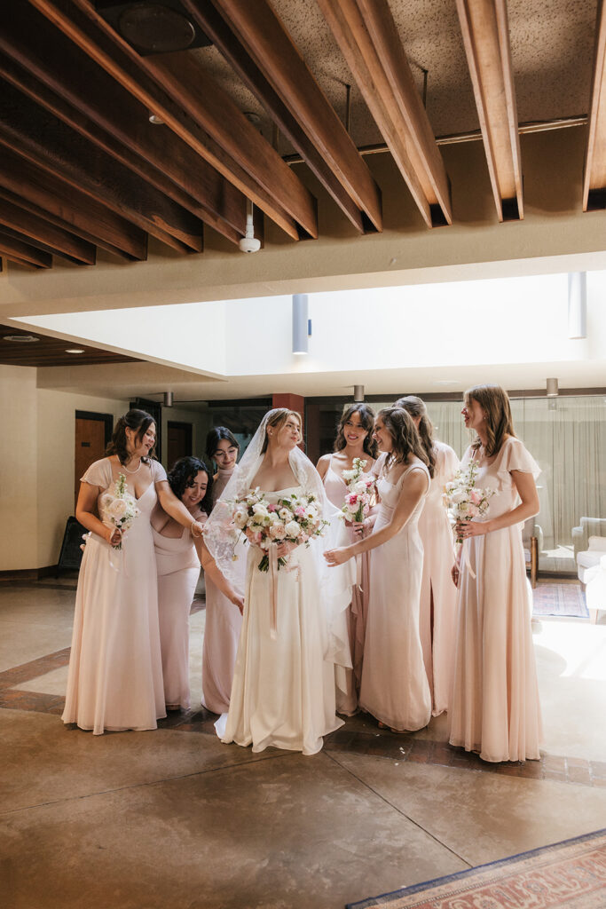 cute picture of the bride and her friends