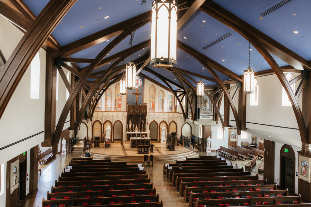 Why St. Thomas More University Parish Is Perfect For An Intimate Catholic Wedding Mass
