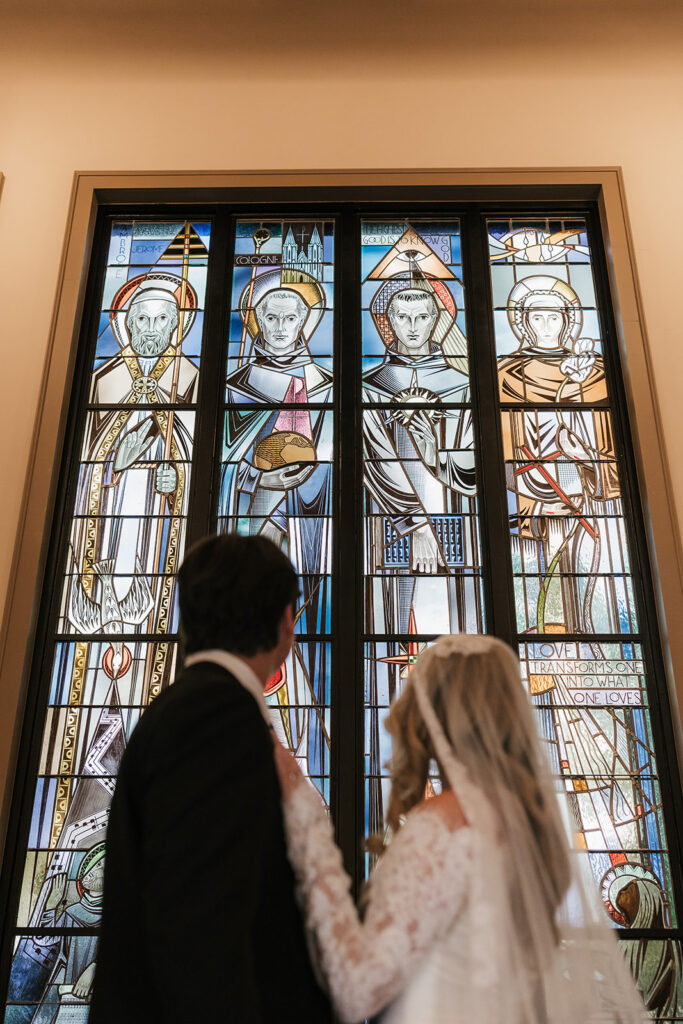 A Beautiful University of Arkansas Catholic Wedding (And How We Made the Most of Every Moment)