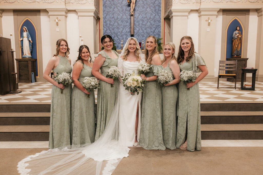 A Beautiful University of Arkansas Catholic Wedding (And How We Made the Most of Every Moment)