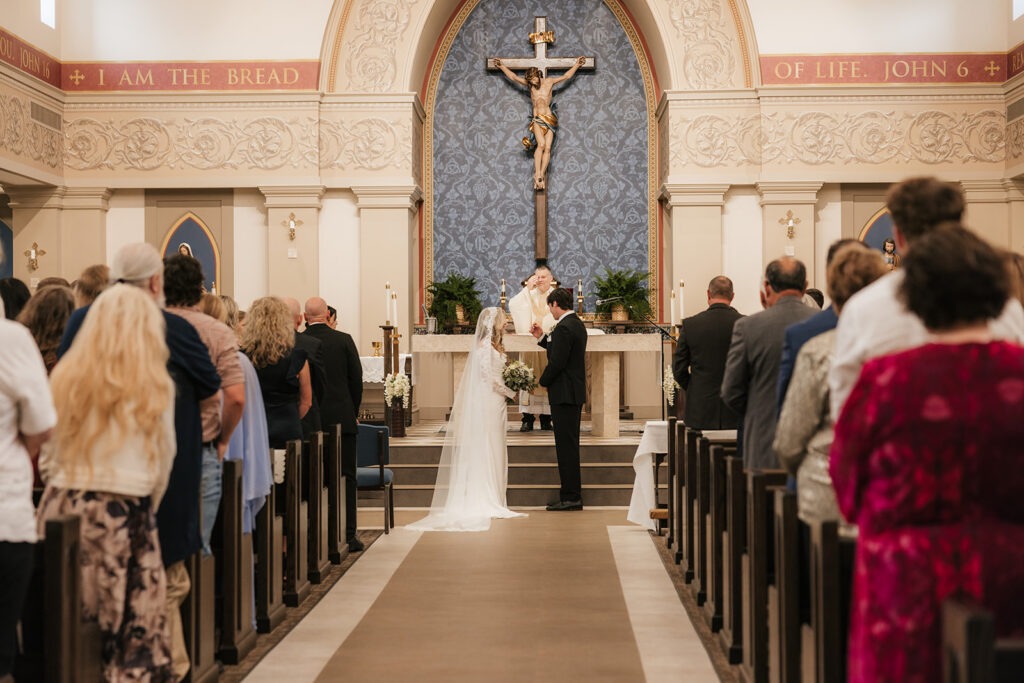 A Beautiful University of Arkansas Catholic Wedding (And How We Made the Most of Every Moment)