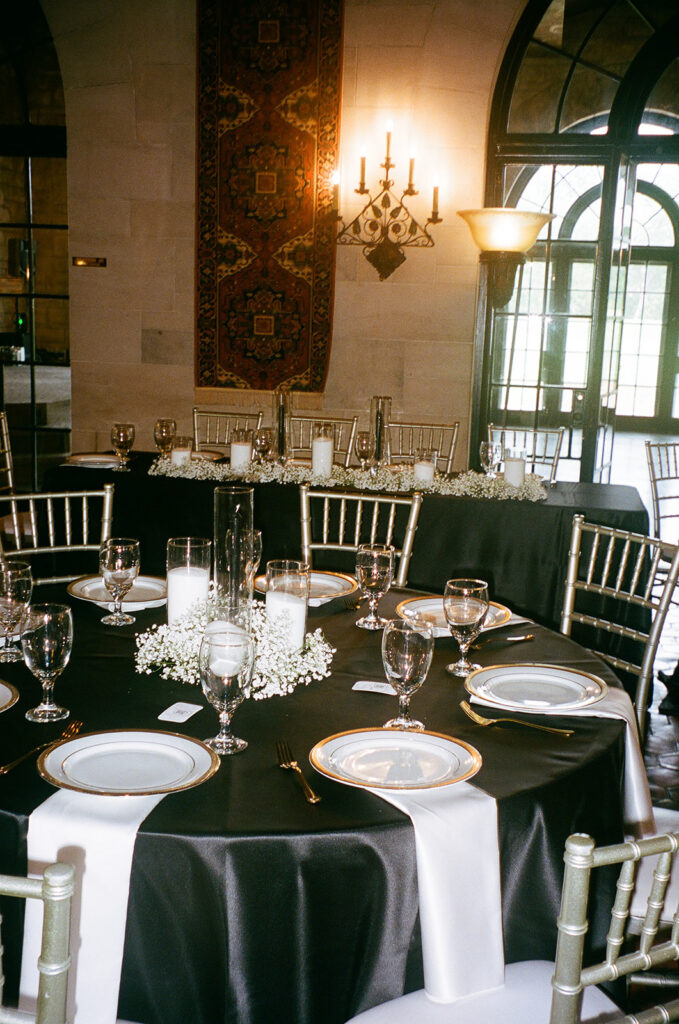 cute picture of the wedding reception decor