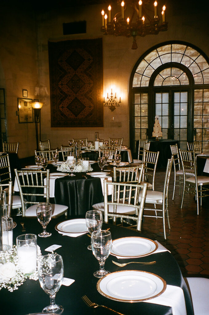 elegant and timeless wedding reception decor