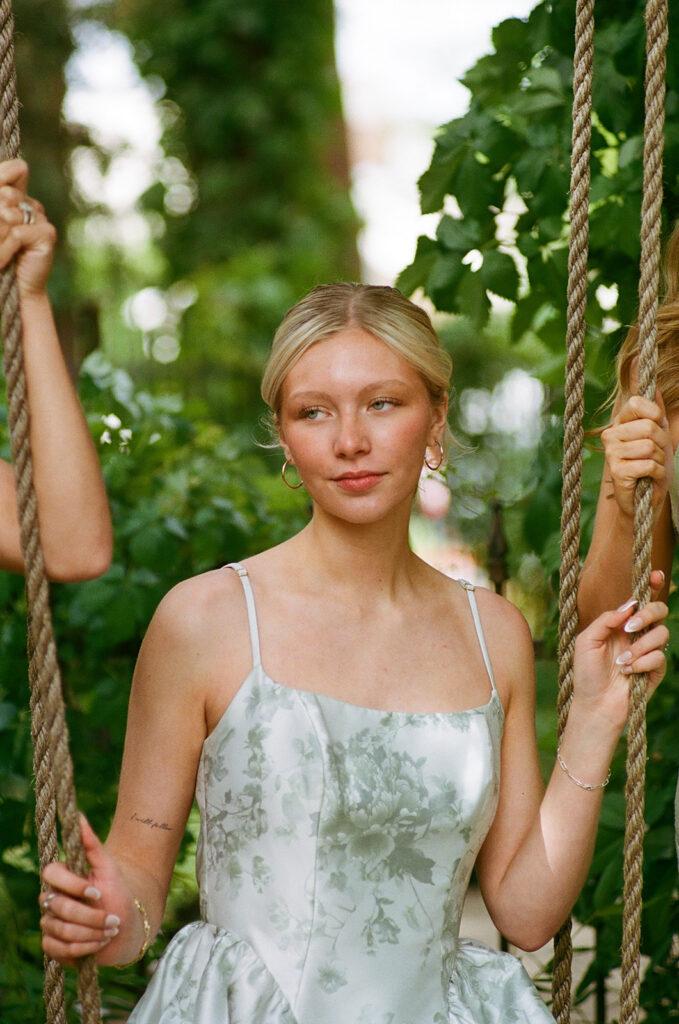 bride at her dream bridal brunch