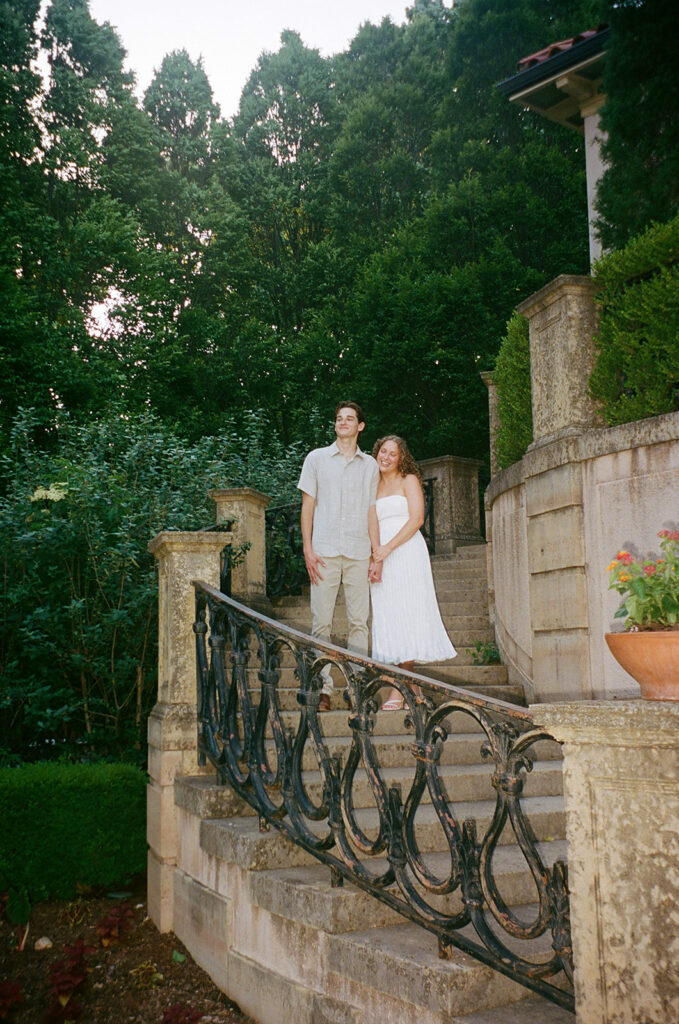 couple at their romantic photoshoot