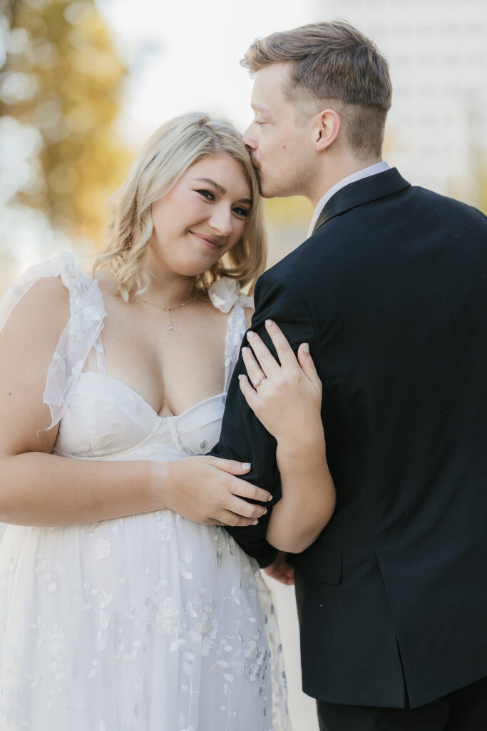 golden hour engagement session in oklahoma