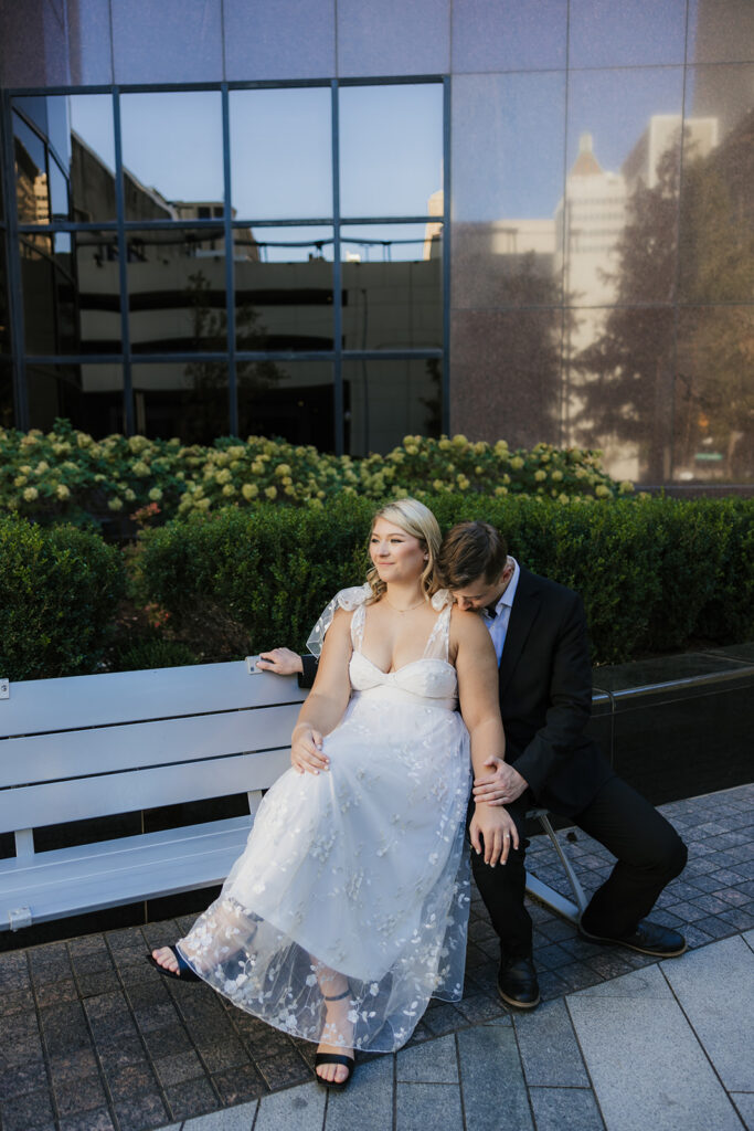 romantic engagement session in oklahoma