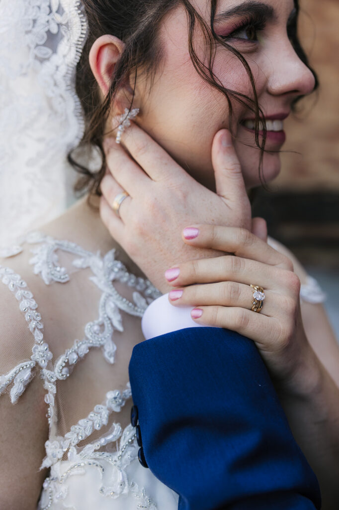 closeup shot of the wedding ring