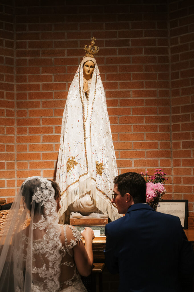 newlyweds at their dream wedding in oklahoma