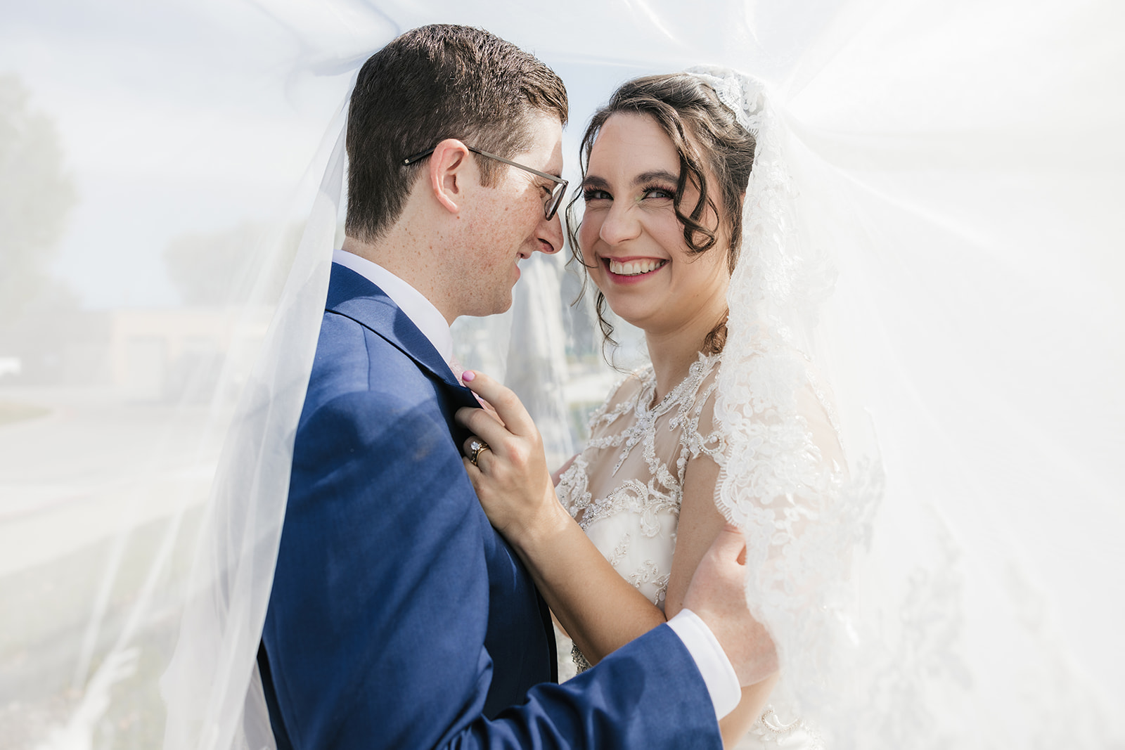 golden hour bridal portraits in oklahoma