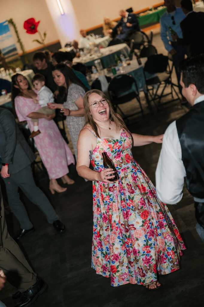 fun wedding reception party